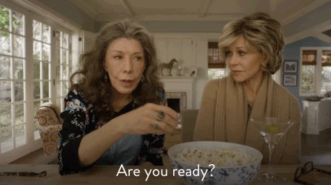 Now Im Ready Lily Tomlin GIF by Grace and Frankie - Find & Share on GIPHY