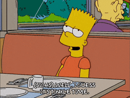 relaxed bart simpson GIF