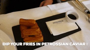 hungry french GIF by Petrossian