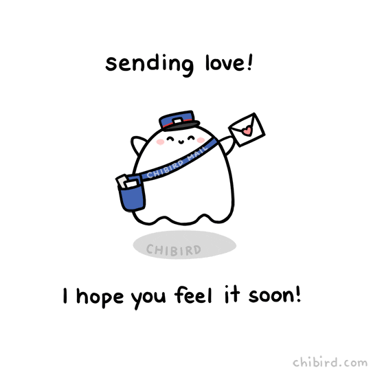 Sending Love Letter GIF by Chibird