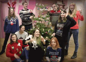 Ugly Christmas Sweater GIF