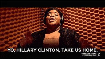 hillary clinton women GIF by The Daily Show with Trevor Noah