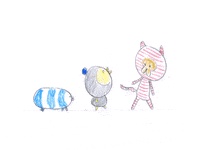 Three Friends GIF by Philippa Rice - Find & Share on GIPHY