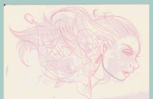 charringo girl cartoon illustration flower GIF