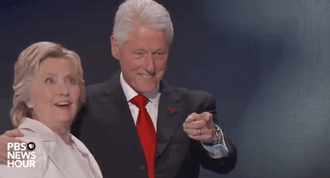 Image result for clinton gif"