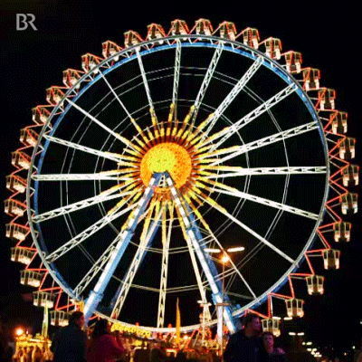 Ferris Wheel Lights GIF by Bayerischer Rundfunk