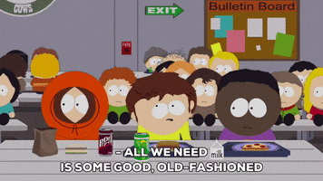 token black lunch GIF by South Park