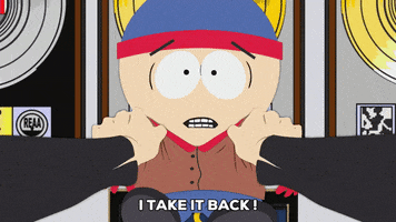 scared stan marsh GIF by South Park