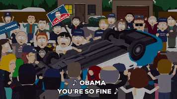 drunk obama GIF by South Park 
