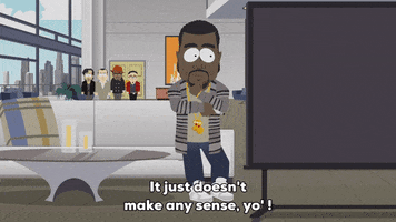 wondering kanye west GIF by South Park 