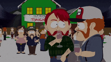 wine gathering GIF by South Park 