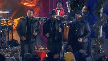 christmas in rockefeller center anthony hamilton and the hamiltones GIF by NBC