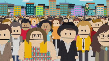 crowd strike GIF by South Park 