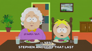 butters stotch mischevious GIF by South Park 