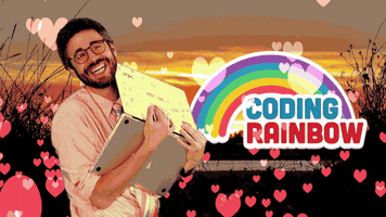 alonchitayat love funny rainbow stars GIF