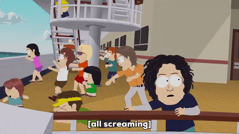 Cruise Ship Crash Gif By South Park Find Share On Giphy