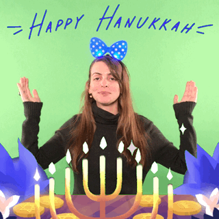 Happy Hanukkah GIF by GIPHY CAM