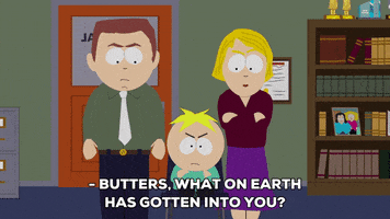 butters stotch peru GIF by South Park 