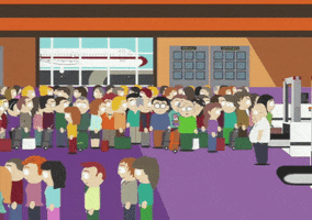 Line Waiting GIF by South Park