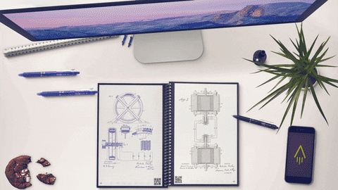 Reusable cloud-connected notebook -16 Nerdy gifts to surprise him - TodayWeDate.com Reusable cloud-connected notebook -16 Nerdy gifts to surprise him - TodayWeDate.com