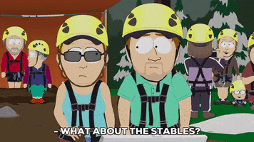 safety helmet wondering GIF by South Park 
