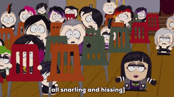 goth gathering GIF by South Park 