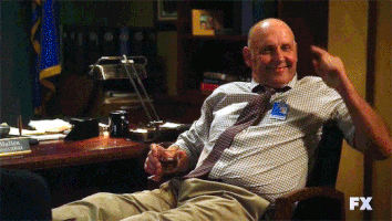 One_Broken_Shoelace justified fx tim_gutterson stiffies boss is an idiot GIF