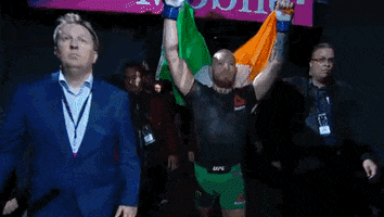 excited conor mcgregor GIF