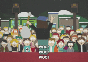 stage yelling GIF by South Park 