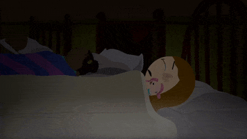 scared bed GIF by South Park 