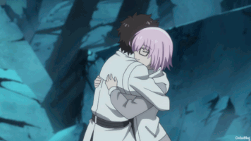 KuroGxbo mash kyrielight fate/grand order-first order fujimaru ritsuka GIF