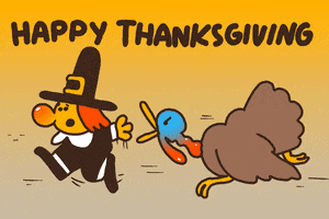 Thanksgiving Turkey GIF by GIPHY Studios Originals
