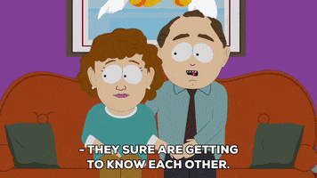 happy couple GIF by South Park 