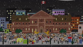 snow gather GIF by South Park 