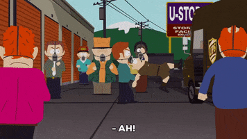fist fight attack GIF by South Park 