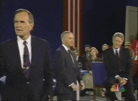 zackstanton debate clinton 1992 bill clinton GIF