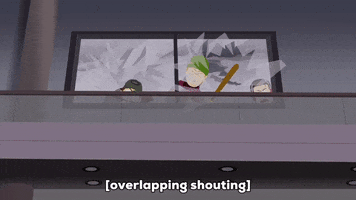 window throwing GIF by South Park 