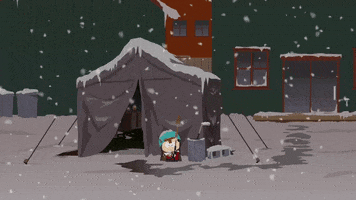 snow cartman GIF by South Park 