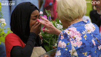 mary berry wiping tears GIF by BBC