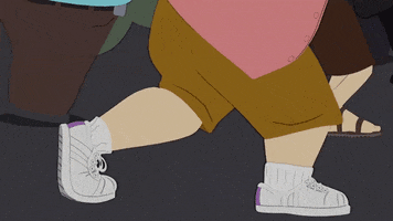 shoes pushing GIF by South Park 