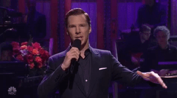 Benedict Cumberbatch Singing GIF by Saturday Night Live
