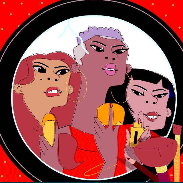 Girls Night Out Animation GIF by Tracey Elle Find & Share on GIPHY