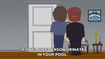 pool warning GIF by South Park 