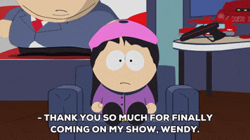 wendy testaburger gratitude GIF by South Park 