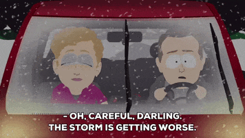 nervous snow GIF by South Park 