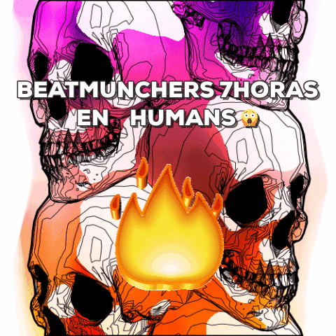 mrhapps skull beatmunchers GIF