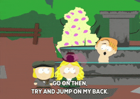 scared aliens GIF by South Park 