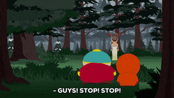 stopping eric cartman GIF by South Park 
