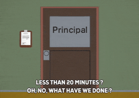 office minutes GIF by South Park 