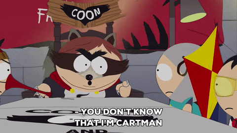 South Park eric cartman costume mask superheroes GIF